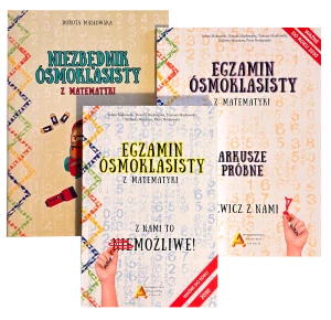 Egzamin ośmioklasisty - Zbiór + Arkusze + Niezbędnik - Mega zestaw